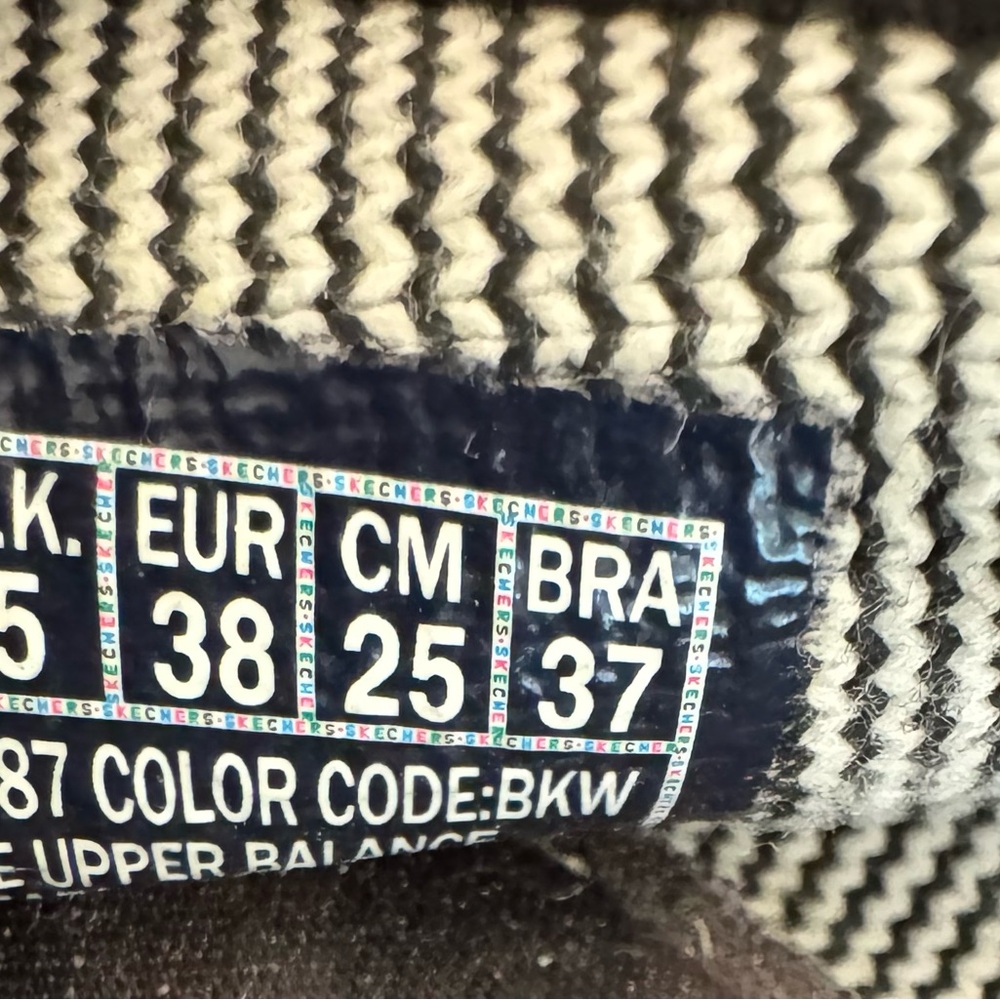 Skechers Black and White Patterned Flats - Picture 2 of 5